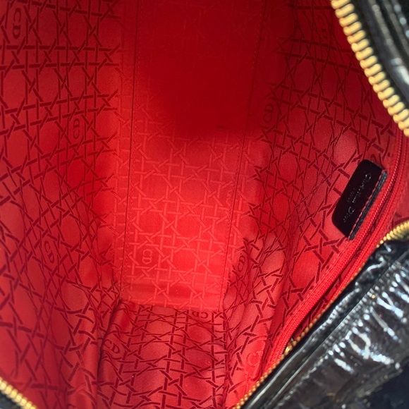 ❤️❤️SOLD❤️❤️DIOR LADY DIOR patent shoulder/handbag - Picture 10 of 16